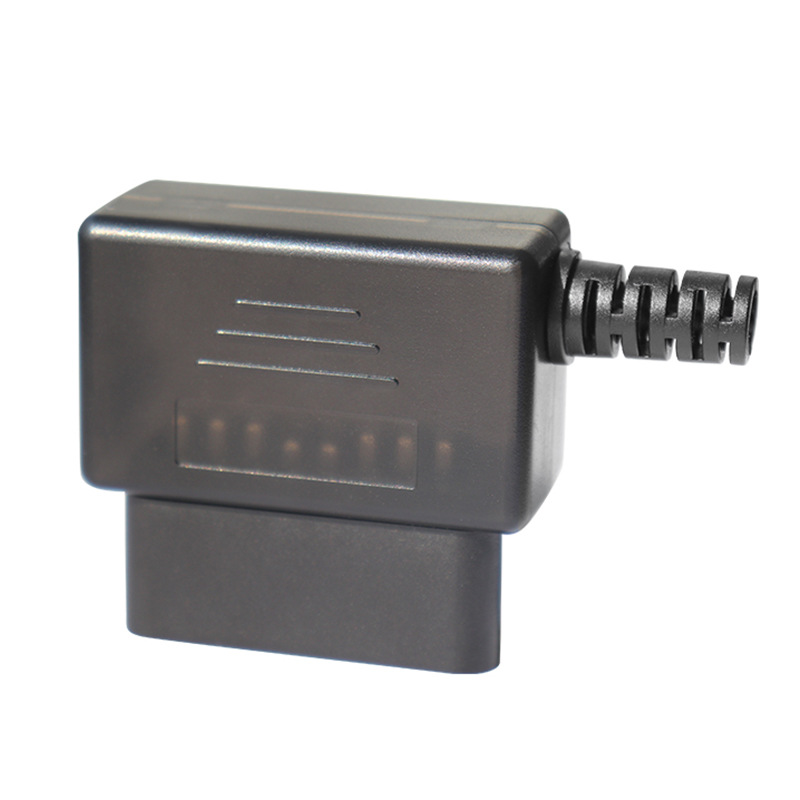 Automotive OBDII male connector OBD2 16 pin connector concealed buckle assembly shell  OBD  J1962M plug