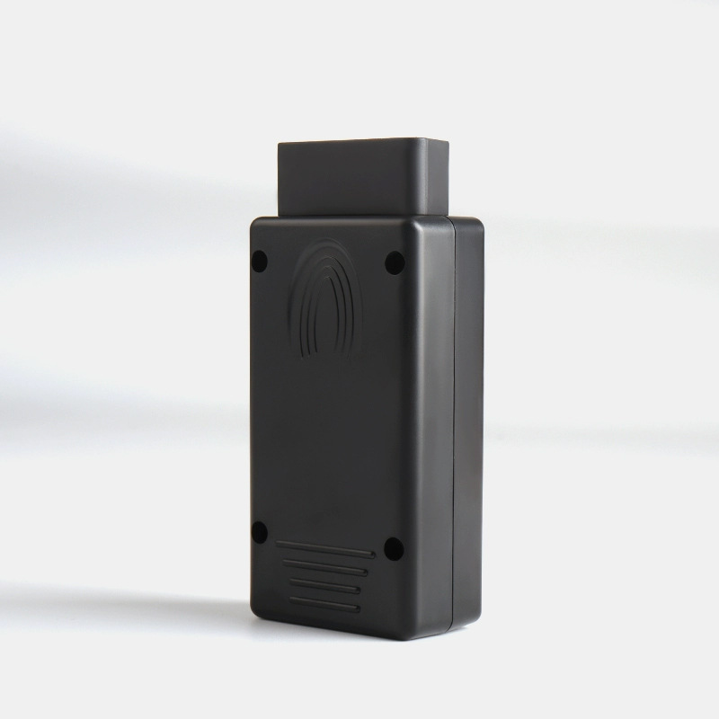 Car truck OBD2 male 16pin  connector rectangular fingerprint housing straight  OBD male J1962M plug
