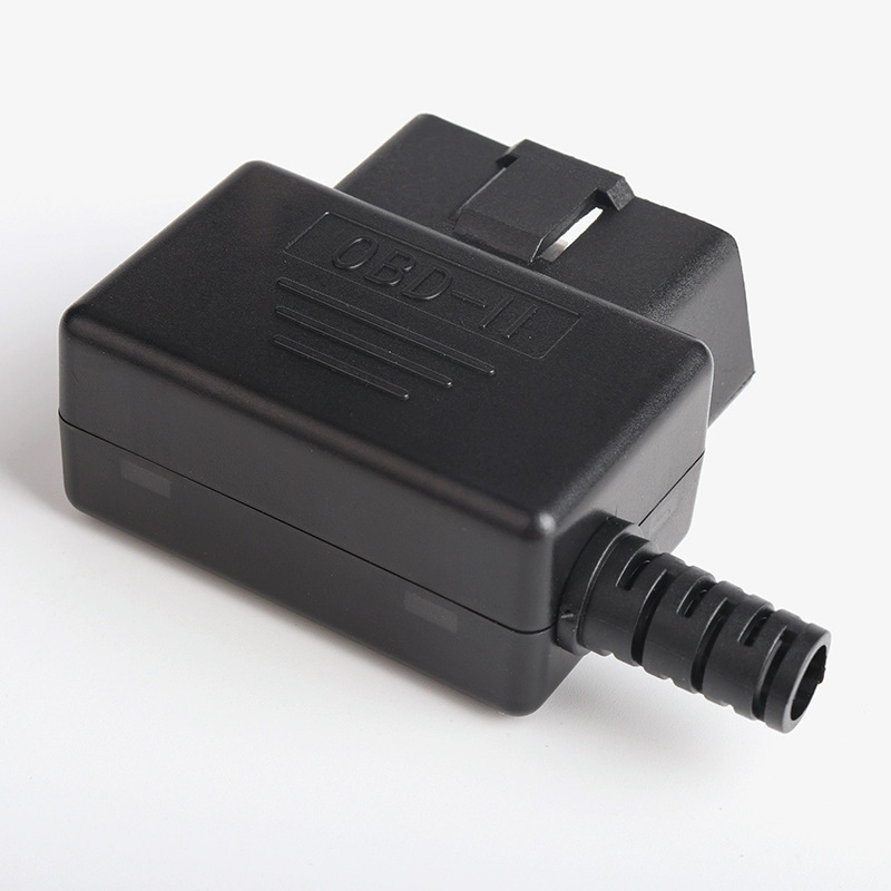 Automotive OBDII male connector OBD2 16 pin connector concealed buckle assembly shell  OBD  J1962M plug