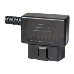 Automotive OBDII male connector OBD2 16 pin connector concealed buckle assembly shell  OBD  J1962M plug