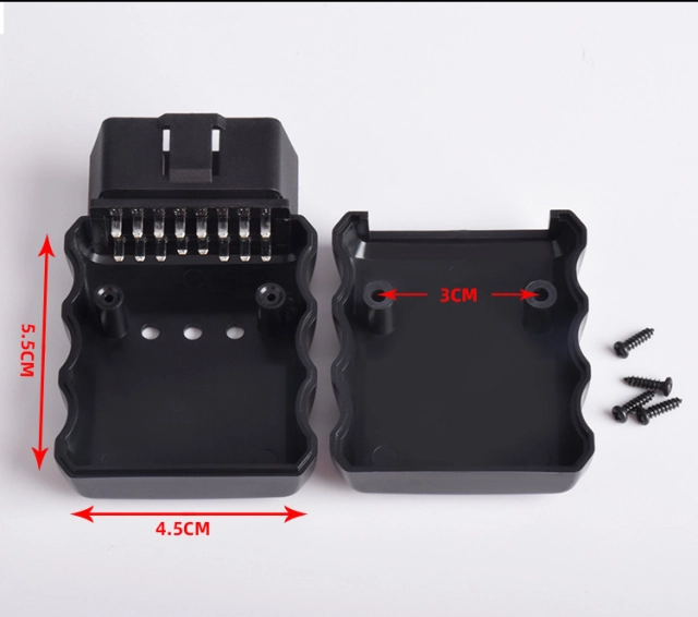 Automotive OBD 16pin connector male OBD2 interface plug J1962M OBDII housing
