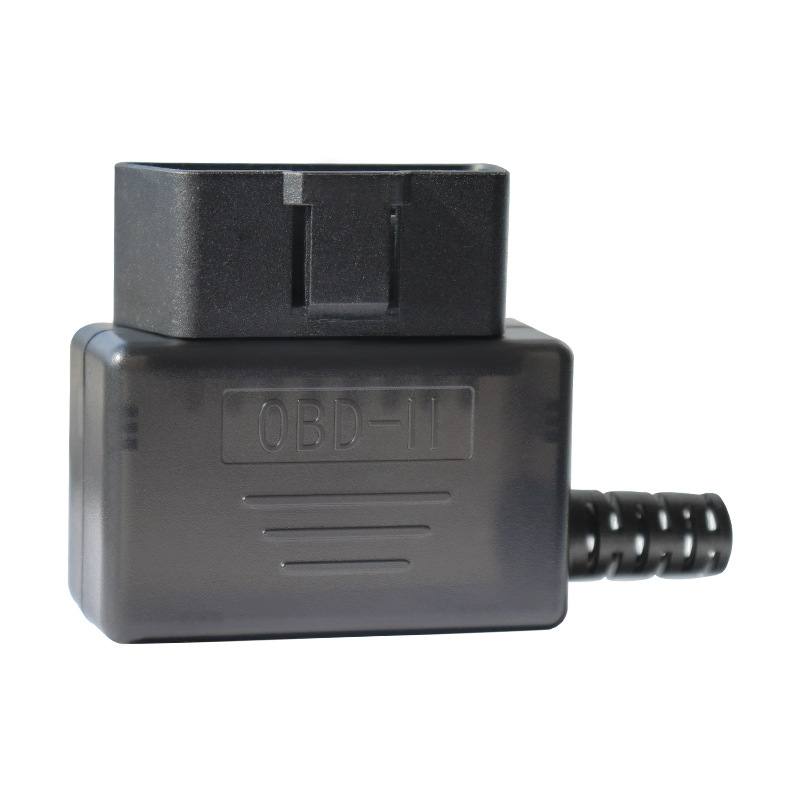 Automotive OBDII male connector OBD2 16 pin connector concealed buckle assembly shell  OBD  J1962M plug