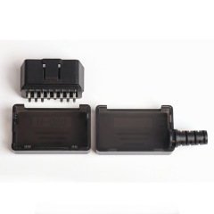 Automotive OBDII male connector OBD2 16 pin connector concealed buckle assembly shell  OBD  J1962M plug
