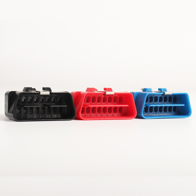 OBD male connector, OBD2 male plug connector, automotive assembly accessory with 16 terminals