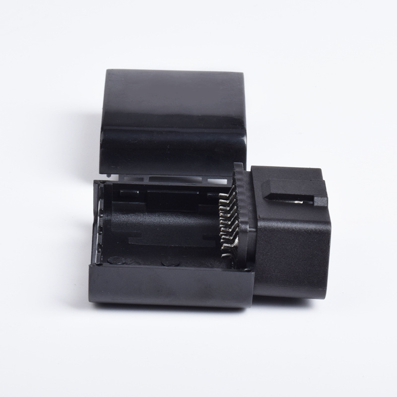 Automotive OBD2 male connector folding male plug modification housing assembly type OBDII plug