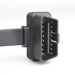 0.3m 0.6m 1m 3m 5m 10m Automobile OBD2 male to female extended cable flat  OBD  16 pin 16 core cable
