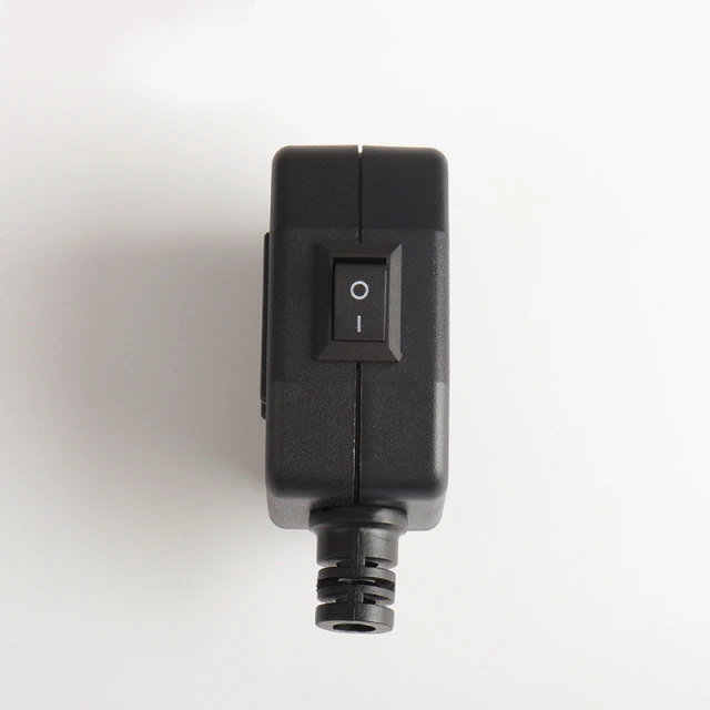 Automotive OBD2 16 pin male connector OBD housing with plug+shell+SR+switch key+screw