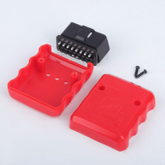 Truck  Automotive  J1962M  plug OBD2 Male OBD 16pin Connector Gold Plated 90 ° Bend  OBDII  Male Housing