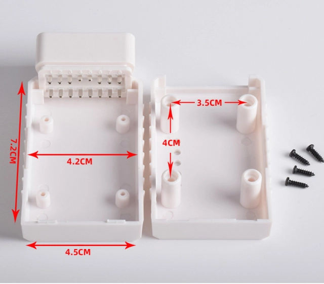 Car OBD2 Bluetooth OBD interface plug 16 pin connector J1962M OBDII  male housing
