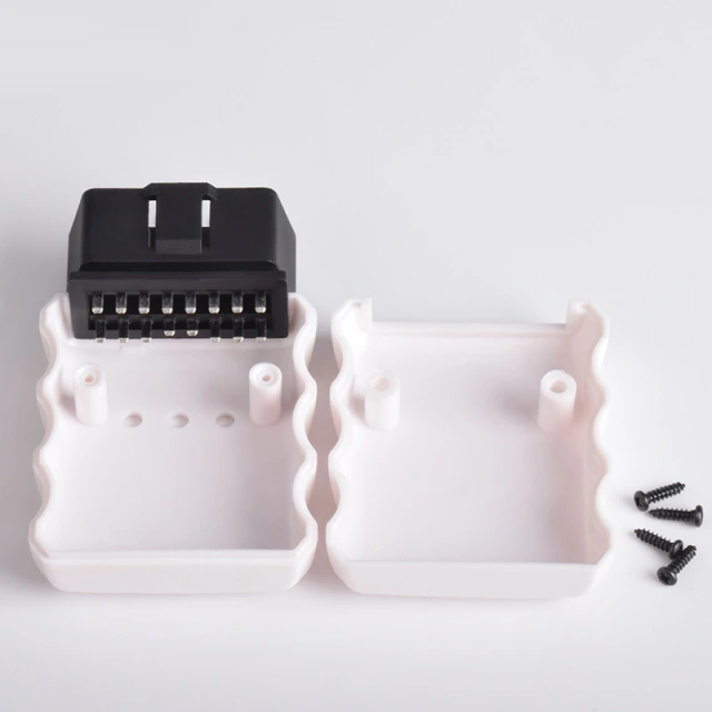 Car OBD interface plug 16 pin male connector  J1962M OBDII Bluetooth ELM327 housing