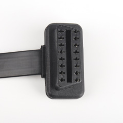 0.3m 0.6m 1m 3m 5m 10m Automobile OBD2 male to female extended cable flat  OBD  16 pin 16 core cable