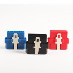 OBD male connector, OBD2 male plug connector, automotive assembly accessory with 16 terminals