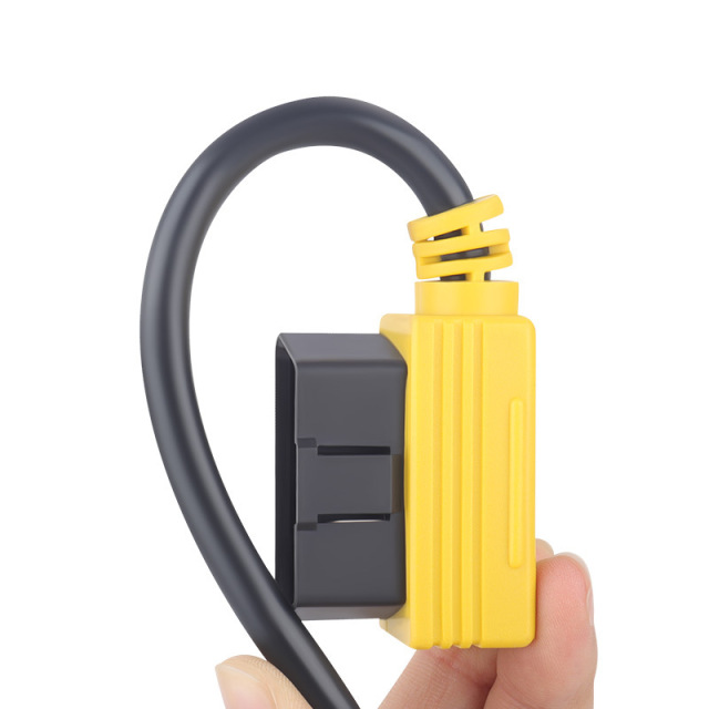 0.5M OBD2 1/2 adapter cable car OBD 1/4 extension cable OBDII 16 core 1/3 splitter Y CABLE