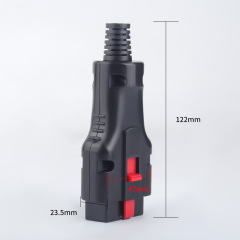 Automotive OBD2 gold-plated male plug assembly OBD diagnostic interface connector OBDII 16PIN handle plug