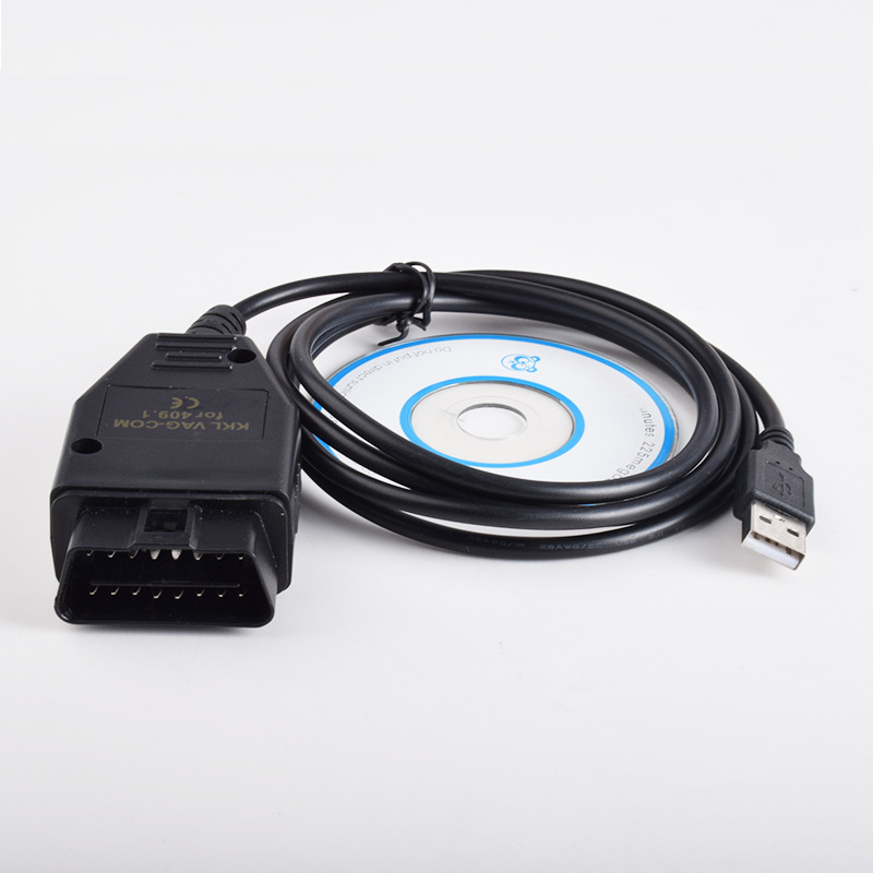Vag 409 VAG KKL USB Vag 409.1 Black Volkswagen Audi Inspection Line KKL Black CABLE