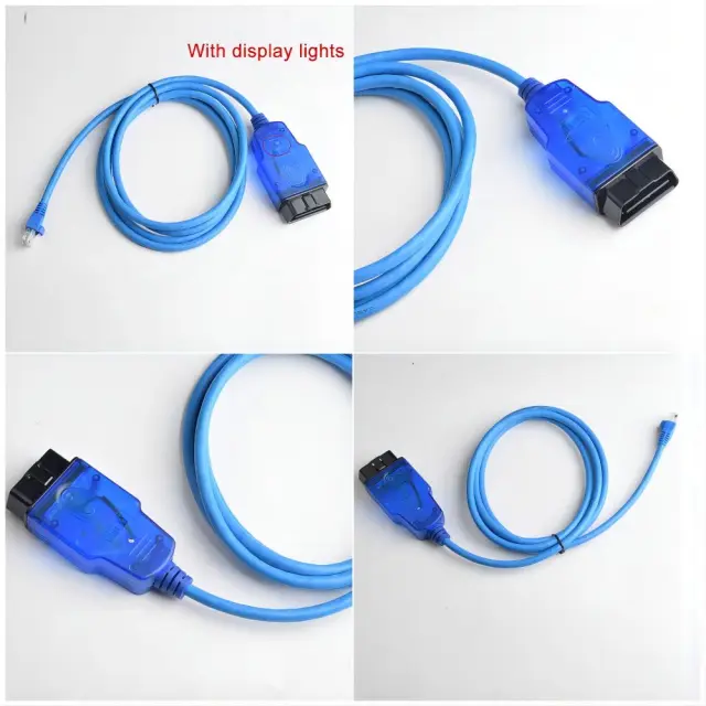 BMW E-sys   Ethernet to OBD  cable  Network Extension Cable ENET Data cable