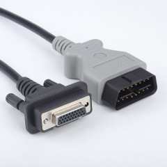 1.2M OBD2 16 Pin Male to DB26 Female cable   GM MDI connection line GM car detector data cable Buick Chevrolet OBD cable 