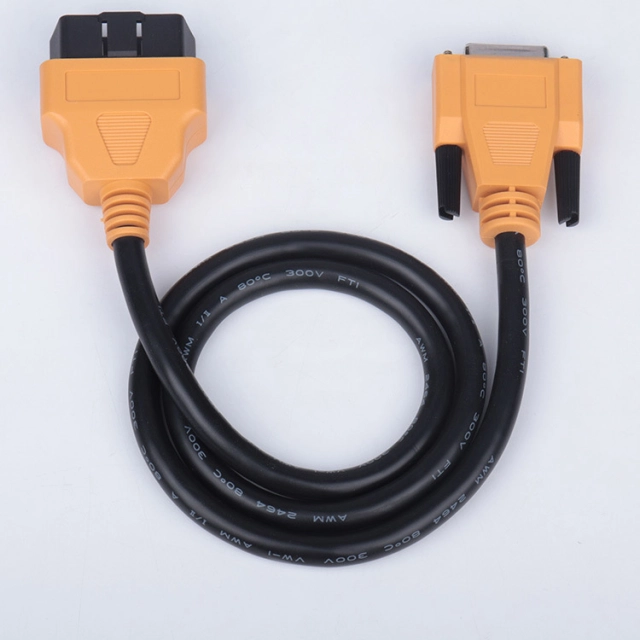 0.8M Car detection diagnostic instrument connection line obd2 16 pin to DB15 diagnostic cable