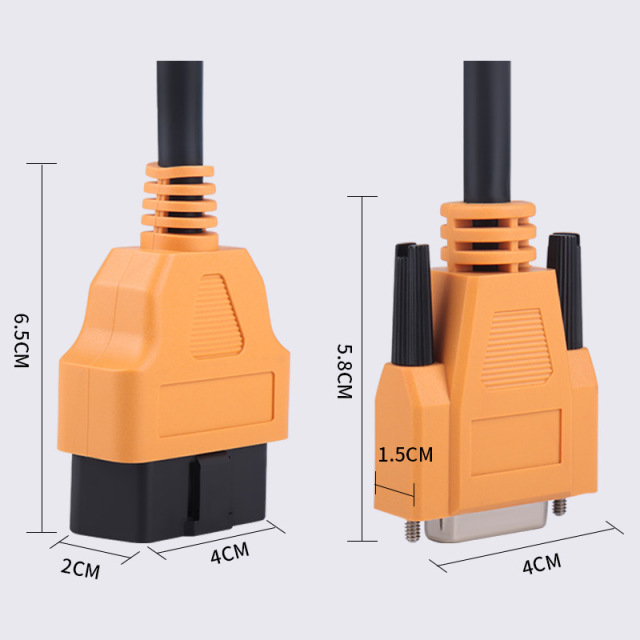 1.5M C91C80 diagnostic instrument OBD connection cable D91TC Bluetooth box OBD diagnostic cable