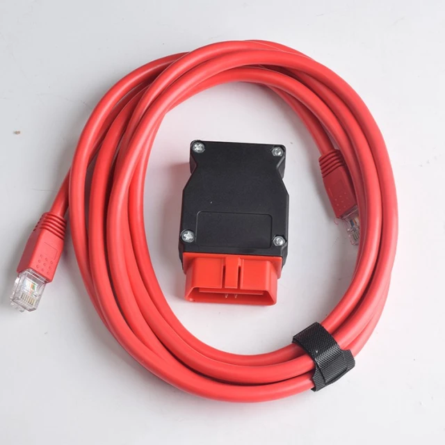 BMW ENET Cable OBD2 Interface Connector Network Crystal Head Interface