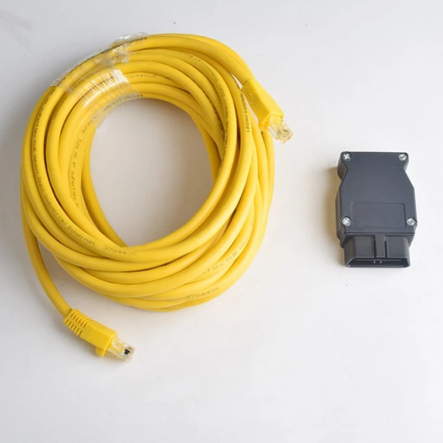 BMW ENET Cable OBD2 Interface Connector Network Crystal Head Interface