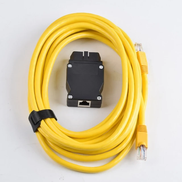 BMW ENET Cable OBD2 Interface Connector Network Crystal Head Interface