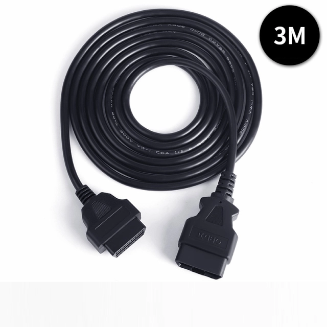 0.3M 0.5M 1.5M 3M 5M 10M 15M Car truck OBD extension cable male to female 16 core powered 16PIN OBD2 diagnostic tool cable