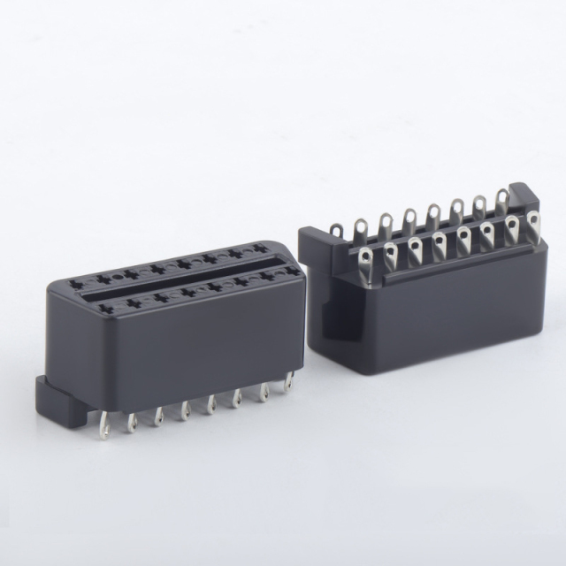 Car OBDII female connector J1962f obd2 16PIN mini female connector