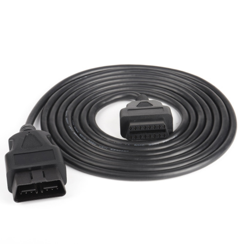 Versatile OBD-II Extension Cable for Cars and Trucks - Durable 16-Pin Male to Female Connector