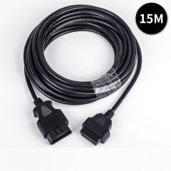 0.3M 0.5M 1.5M 3M 5M 10M 15M Car truck OBD extension cable male to female 16 core powered 16PIN OBD2 diagnostic tool cable