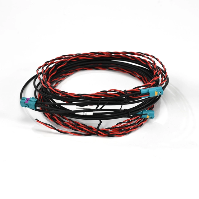 Customized  Automotive wiring harness BYD rearview mirror camera dedicated cable  New energy vehicle HSD panoramic camera connector cable
