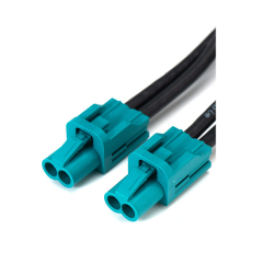 HFM FAKRA 2-in-1 dual chamber BYD car modification cable RG174 RF coaxial low loss wire  harness