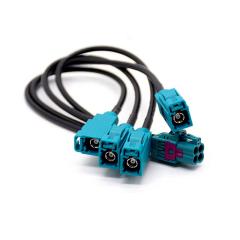 Coaxial Rosenberg Replacement MINI FAKRA Four in One cable  RF Automotive Wire Harnesses for Automotive Use