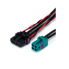 TE  replacement FAKRA mini 4-in-1 intelligent driving car cable RG174 RF coaxial low loss car  wire  harness