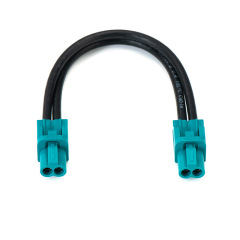 HFM FAKRA 2-in-1 dual chamber BYD car modification cable RG174 RF coaxial low loss wire  harness