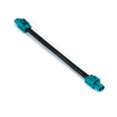 HFM FAKRA 2-in-1 dual chamber BYD car modification cable RG174 RF coaxial low loss wire  harness