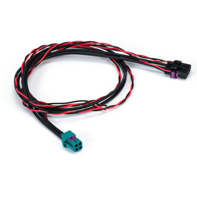 TE  replacement FAKRA mini 4-in-1 intelligent driving car cable RG174 RF coaxial low loss car  wire  harness