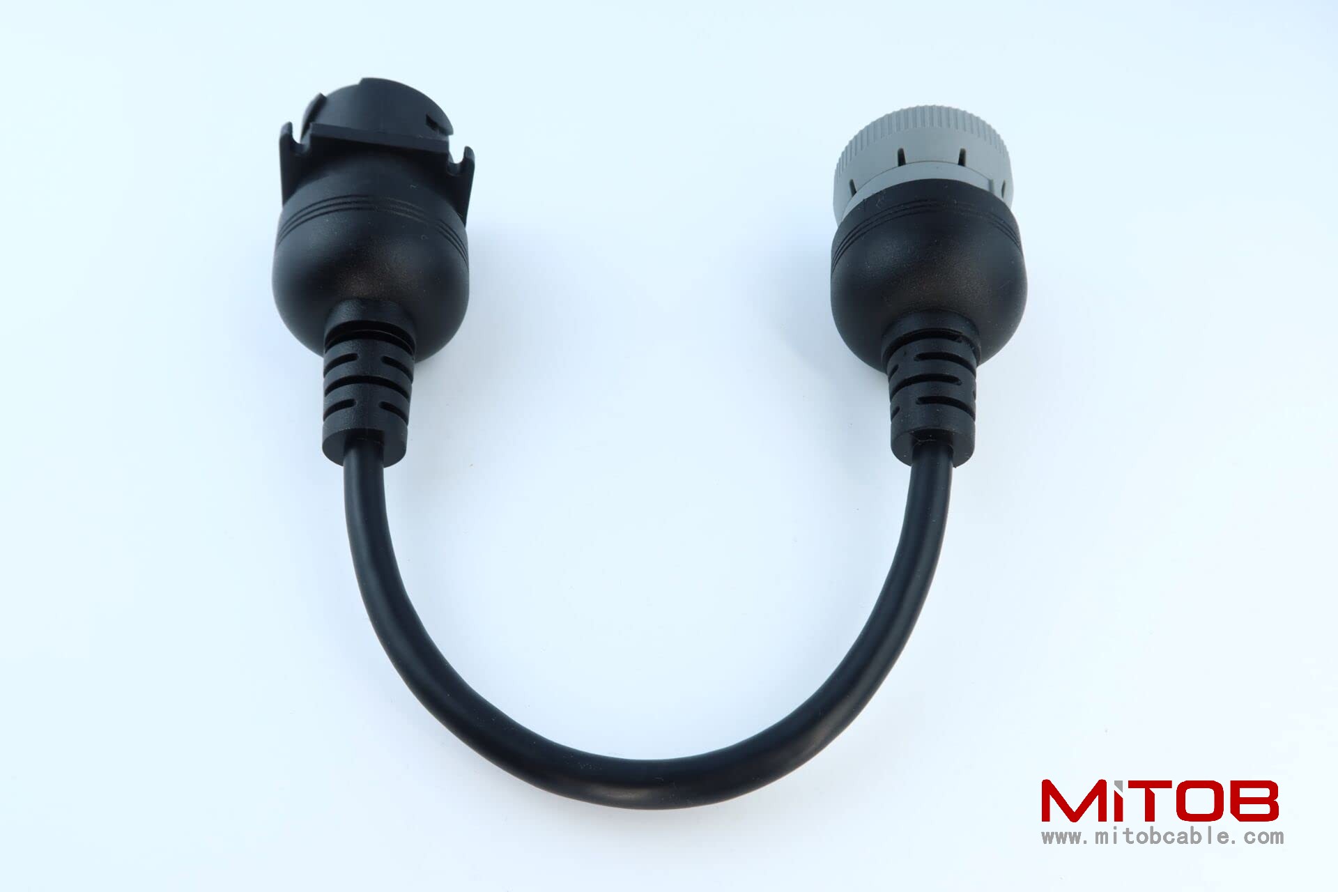 6P J1708 to Gray 9P Type 1 J1939 Cable Converting Cable 6pin to 9pin for Both J1939 Type 1 and Type 2 connectors
