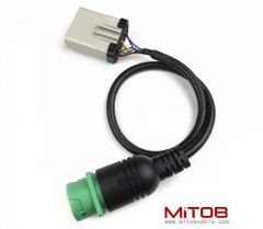 14 Way RP1226 to Type2 J1939 ELD Cable Length 24" for Freightliner