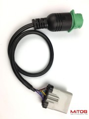 14 Way RP1226 to Type2 J1939 ELD Cable Length 24" for Freightliner