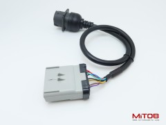 14pin RP1226 Male to J1939 Type 1 Female Black 9 Pin Connector Adapter Cable