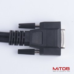 DB15Pin to J1939 9pin and J1708 6PIN diagnostic  cable for truck