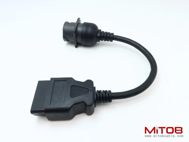 OBD2 Male to J1939 Female Cable for Both J1939 Type 1 and J1939 Type 2