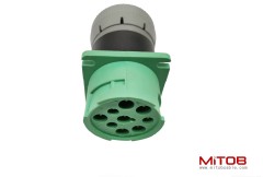 Green 9pin J1939 Type 2 to 6pin J1708 Adapter