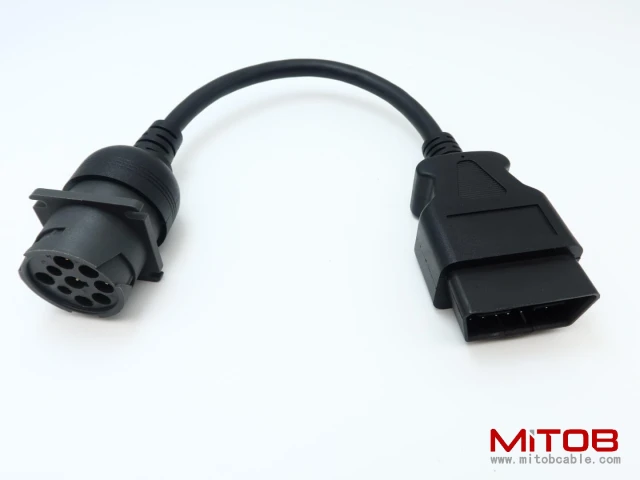 OBD2 Male to J1939 Female Cable for Both J1939 Type 1 and J1939 Type 2