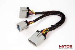RP-1226 14-Pin Y Cable Splitter for Freightliner - 1 Male to 2 Female Adapter