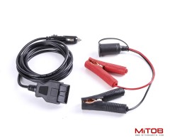 OBDII Vehicle ECU Emergency Power Supply Cable Memery Saver OBD2 to Cigar Lighter
