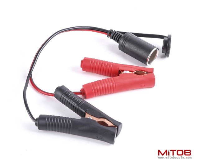 OBDII Vehicle ECU Emergency Power Supply Cable Memery Saver OBD2 to Cigar Lighter