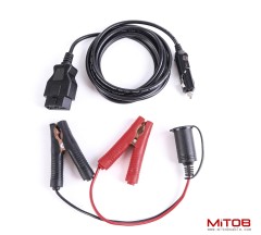 OBDII Vehicle ECU Emergency Power Supply Cable Memery Saver OBD2 to Cigar Lighter