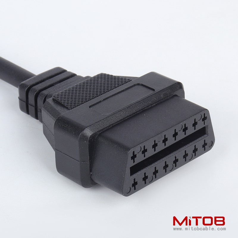 40cm Porsche 19Pin to OBD2 16Pin Cable   19pin to  16pin cable for  Porsche